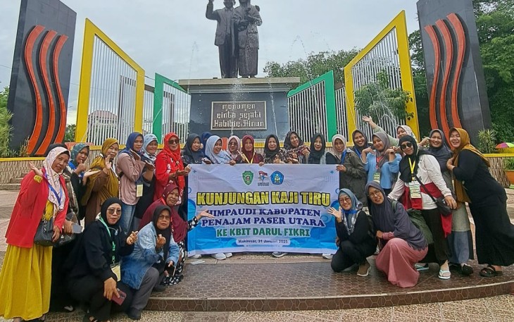 Rombongan HIMPAUDI Penajam Paser Utara Bertolak ke Makassar untuk Kaji Tiru di KB IT Darul Fikri Makassar