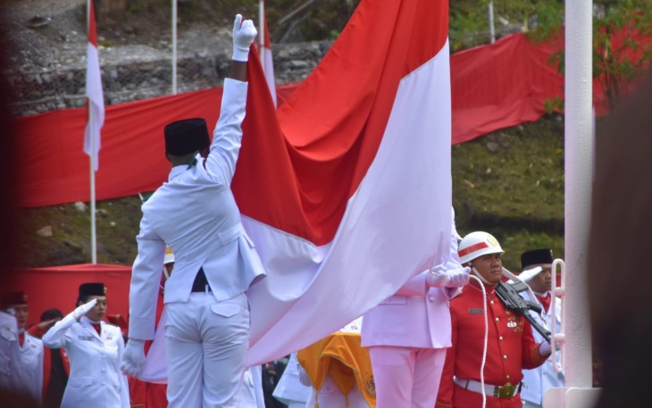 Upacara Peringatan HUT Ke-80 Republik Indonesia di Tembagapura