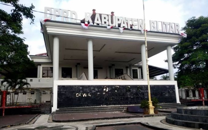 DPRD Kabupaten Blitar, Senin 8 September 2025. (Foto : Klikwarta.com)