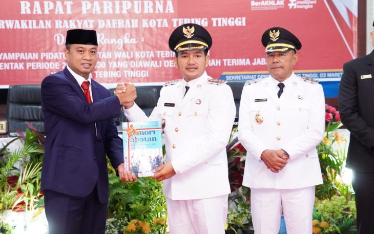 Sertijab Wali Kota Tebing Tinggi