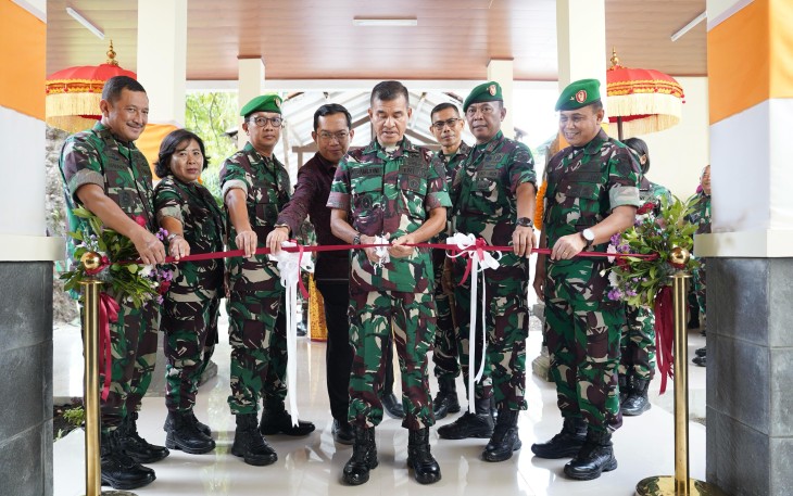 Panglima Kodam IX/Udayana, Mayjen TNI Muhammad Zamroni, S.IP., M.Si Resmikan Ruang Rawat Inap Ratna di Rumah Sakit Tingkat II Udayana, Kota Denpasar