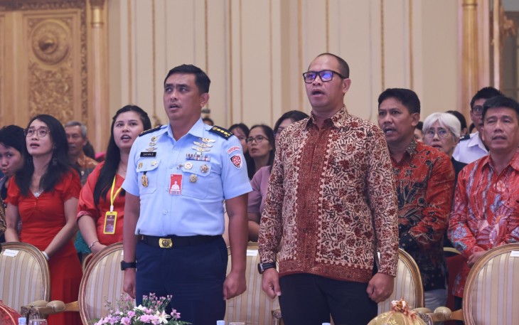 Asintel Kaskoopsud II Hadiri Perayaan Natal Oikoumene Umat Kristiani, Pemerintah, TNI-Polri Prov Sulsel