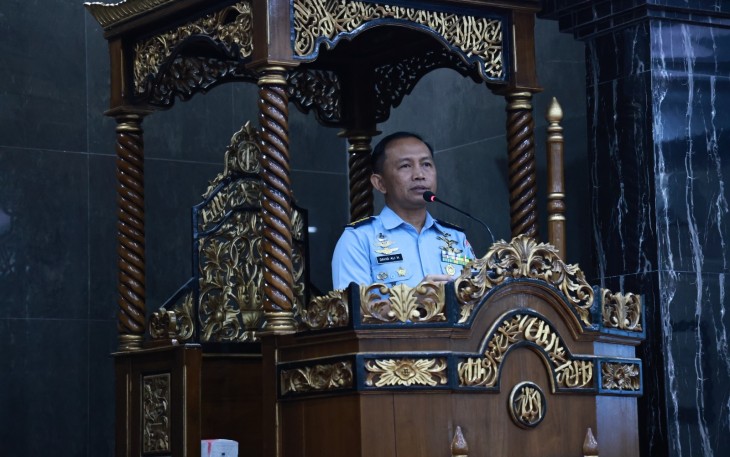 Asisten Personel (Aspers) Kaskoopsud II Kolonel Pnb David Ali Hamzah, S.Sos., M.Han, Panglima Komando Operasi Udara (Pangkoopsud) II menyampaikan bahwa Peristiwa Isra’ Mi’raj  Nabi Besar Muhammad SAW
