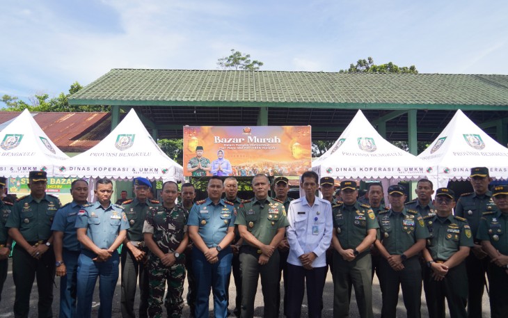 Korem 041/Gamas Gelar Bazar Murah Ramadan