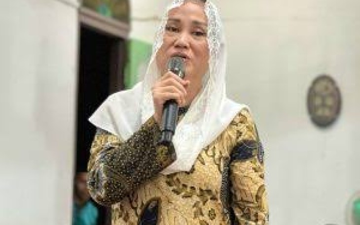 Bupati Natuna Cen Sui Lan Laksanakan Safari Ramadan di Masjid Ma'arif Desa Cemaga Tengah 