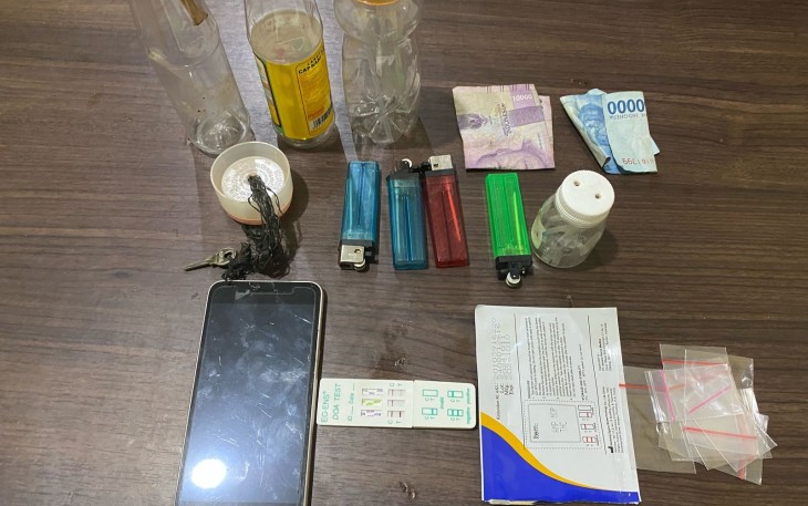 Barang Bukti Penggerebekan 