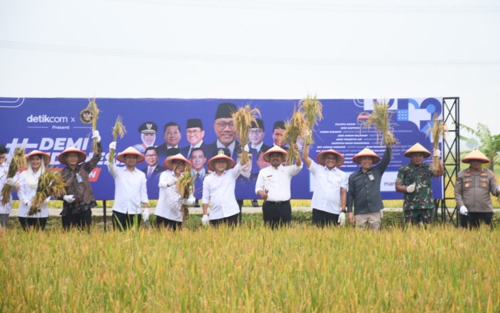 Produksi padi di Kabupaten Ngawi pada tahun 2024 diperkirakan mencapai 762,29 ribu ton Gabah Kering Giling (GKG)