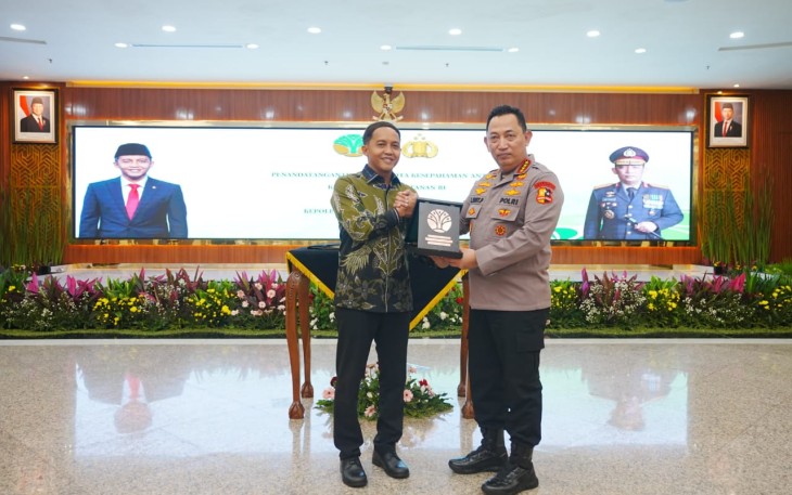 Polri-Kemenhut Tandatangani MoU