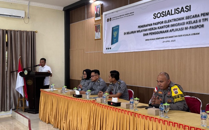 Imigrasi Tanjung Uban Sosialisasikan Implementasi Paspor Elektronik Secara Penuh 