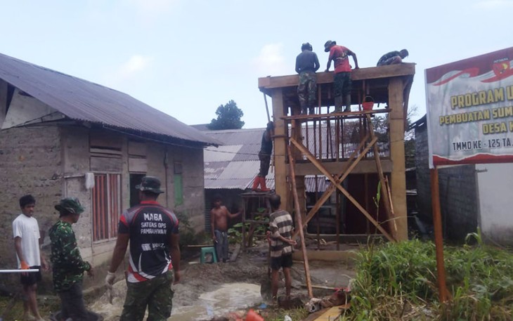 Pembangunan Sumur Bor dan Tower Air Bersih Kamanglale