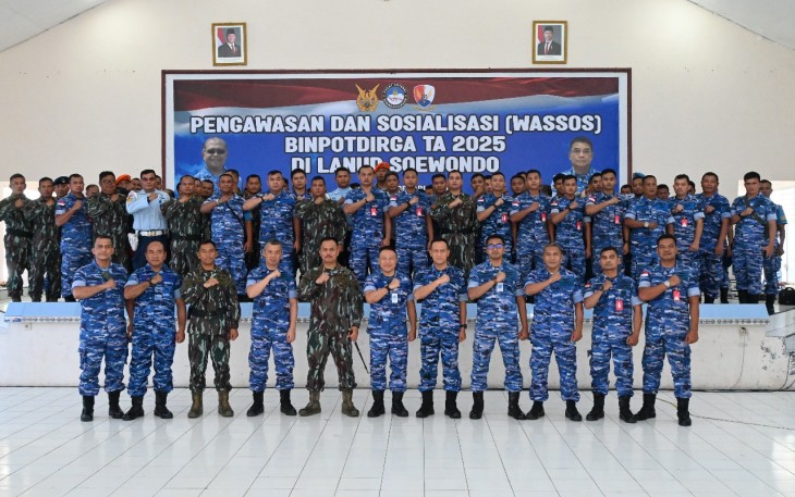 Puspotdirgaau Berikan Wawasan dan Sosialisasi Binpotdirga di Lanud Soewondo 