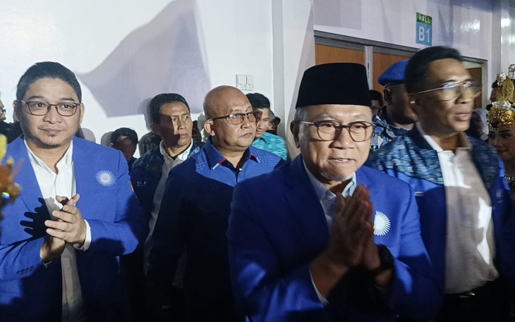 Ketua DPP, Zulkifli Hasan (Zulhas) di Jatim Expo, Surabaya, Minggu (10/5/2026) malam.