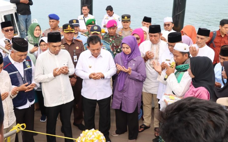 Peresmian Dermaga HDPE dan Safari Ramadhan Gubernur Kepri di Kabupaten Lingga