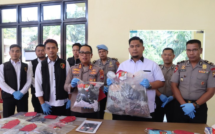 Konferensi Pers Polres Mukomuko