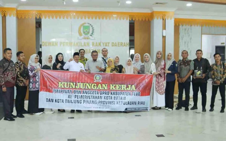 DPRD Kota Batam saat Terima Kunker DPRD Kabupaten Tebo