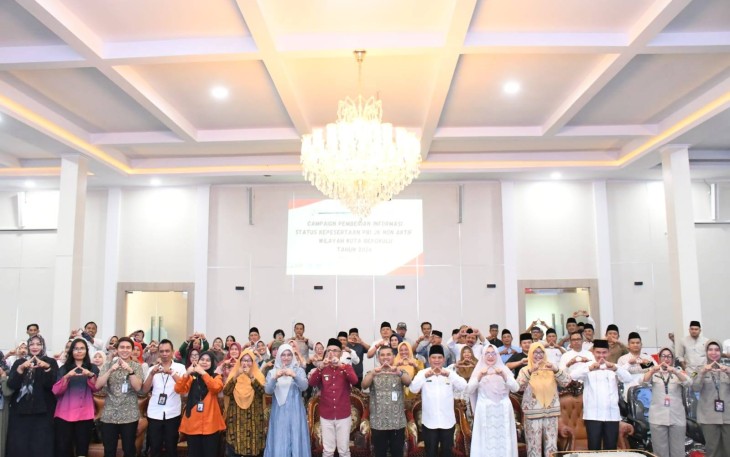 Pemerintah Kota (Pemkot) Bengkulu bersama BPJS Kesehatan Cabang Bengkulu menggelar pertemuan di Ruang Hidayah I, Kantor Walikota, Rabu (25/1/2026) /Foto : MC