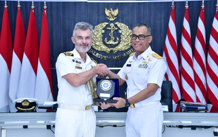 TNI AL dan Royal Australia Navy Perkuat Kerja Sama Operasi dan Latihan Maritim Melalui Mowg Tahun 2026 