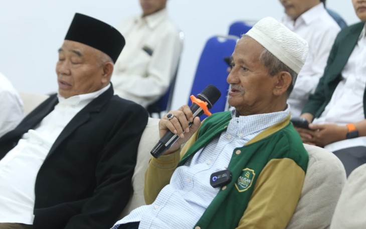 KH Agoes Ali Masyhuri atau Gus Ali dalam Dialog Publik di Surabaya, Rabu (12/8).