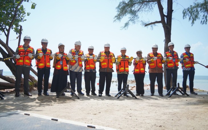 Landing ceremony di Nongsa Point Marina Resort, Kota Batam, Senin (20/7/2026).