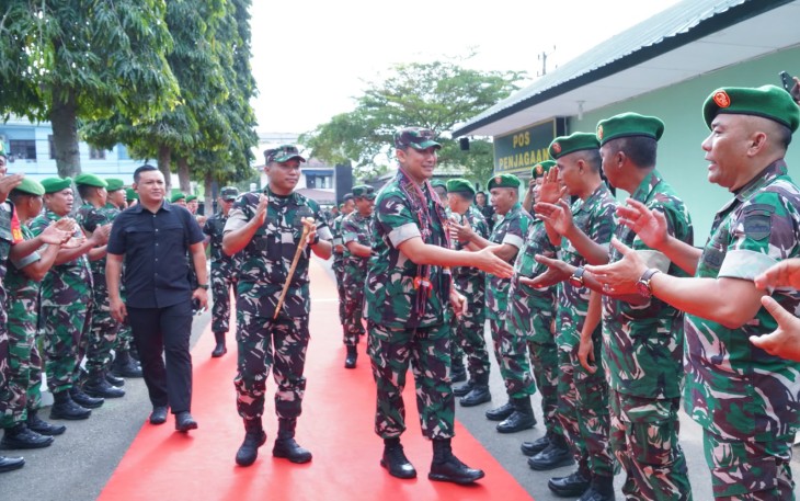Pangdam I/BB Kunjungi Kodim 0212/TS