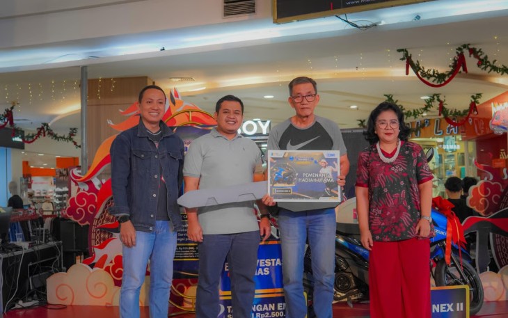 BRI Branch Office Jatinegara Region 6/Jakarta 1 Serahkan Hadiah Program BRI Highest Point – Amazing Rewards 9 di Mall Bassura Jakarta Timur