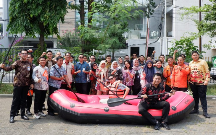 BRI Region 6 Gelar TOT Business Continuity Management dengan Simulasi Penggunaan Peralatan Keselamatan