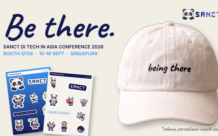 Buka Booth di Tech in Asia Conference 2026 Singapura, Sanct Bagikan Swag Terbatas dan Meluncur di Product Hunt pada 15 September