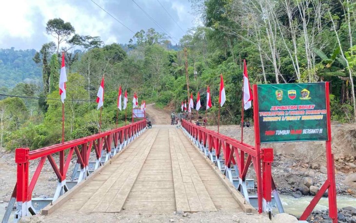 Jembatan Bailey di Aek Nabara 