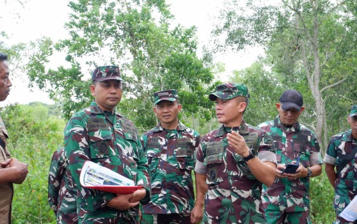 Survei lokasi pembangunan Yon TP di wilayah Pacitan