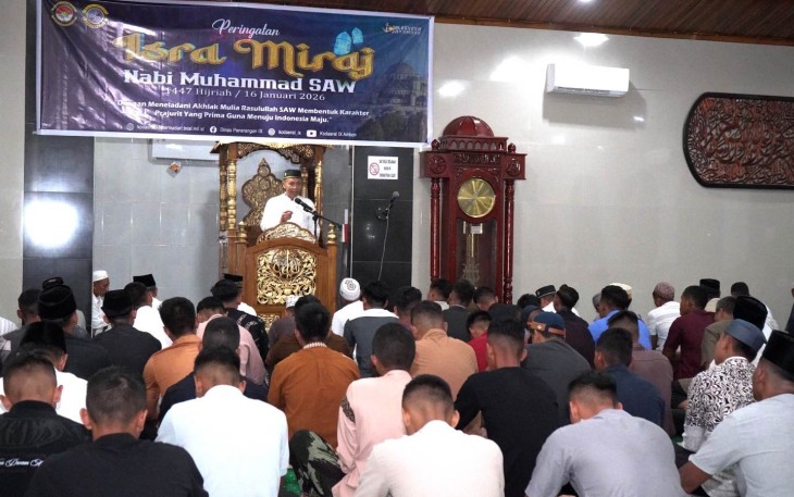 Peringatan Isra Mi’raj di Masjid Nurul Iman