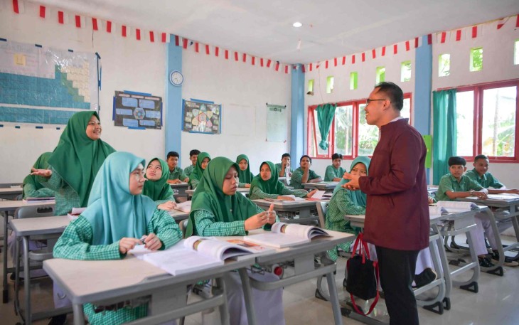 Ilustrasi siswa saat pembelajaran di kelas