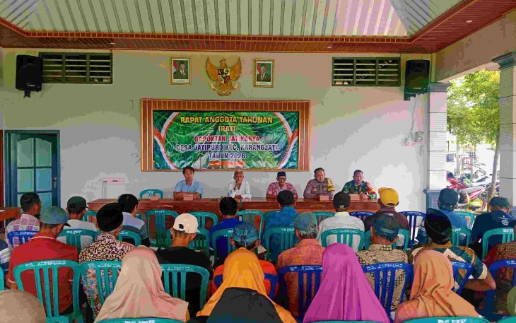 Pemilihan Ketua Poktan Jati Karya di wilayah desa binaan 