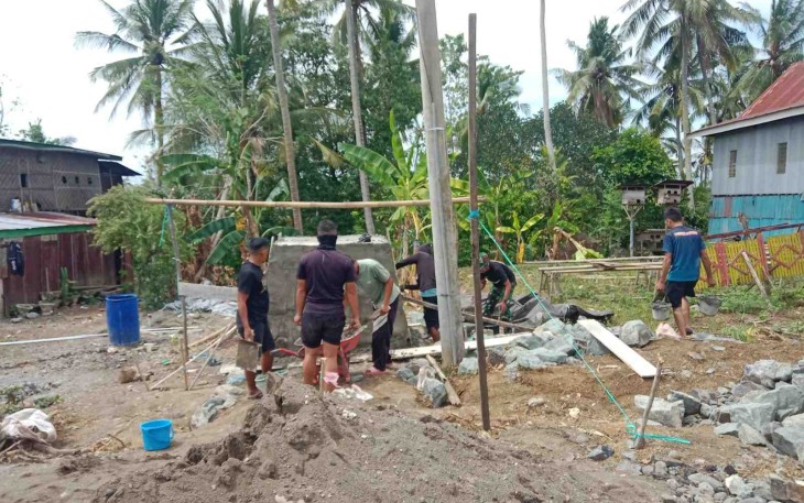 Sumur bor desa Paroto