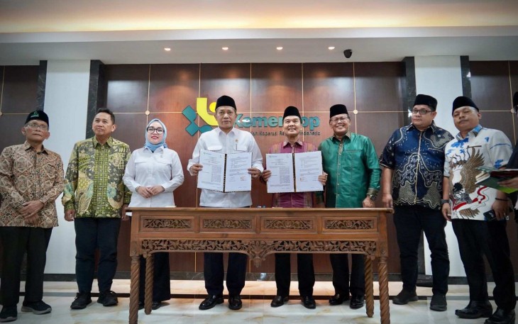 MoU dengan AL Jamiyatul Washliyah di Jakarta, Jum'at (13/3)