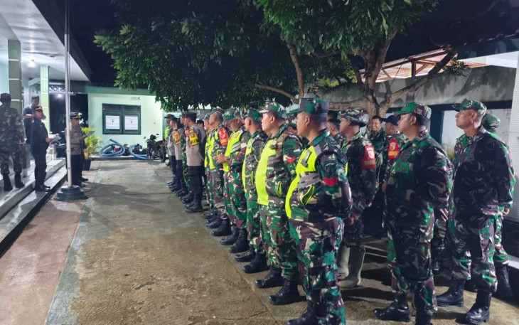 Apel kesiapsiagaan pengamanan Rontek di kabupaten Pacitan 