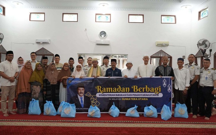 Santunan Menteri Imipas Agus Adrianto untuk 1.000 Bilal Mayit dan Najir Masjid di Medan