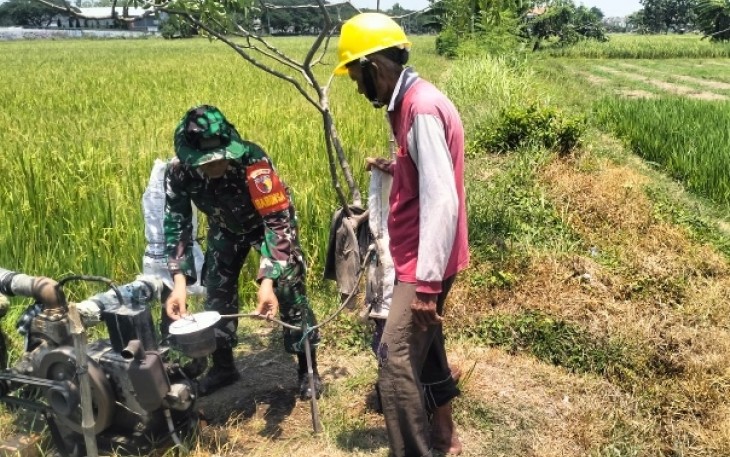 Pompanisasi aliri persawahan petani wilayah binaan 