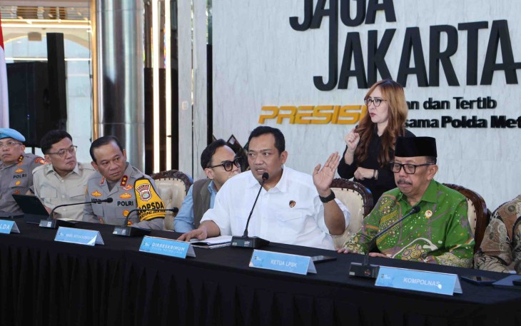 Konferensi pers kasus penyiraman air keras aktivis di Jakarta 