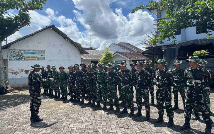 Apel satgas TMMD Kodim Trenggalek