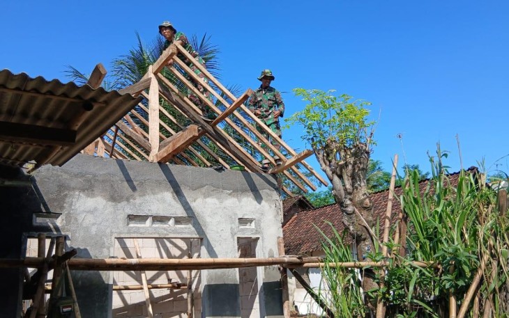 Progres RTLH warga Dusun Klagin mencapai 70 persen