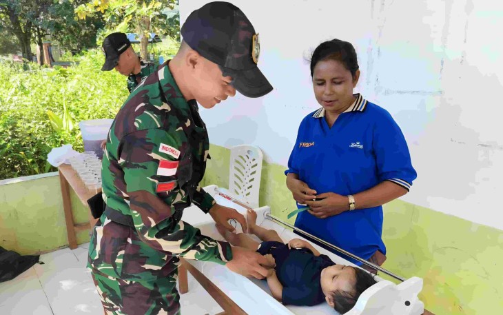 Pendampingan posyandu di perbatasan
