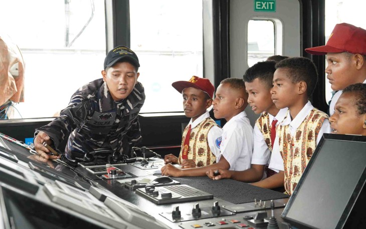 Siswa SDN 13 Sorong Bercita-cita Jadi Prajurit Laut
