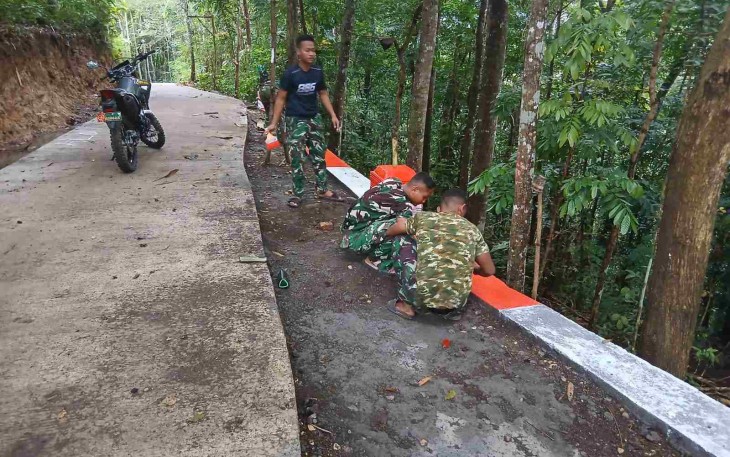 Pengerjaan TPJ Kodim Trenggalek