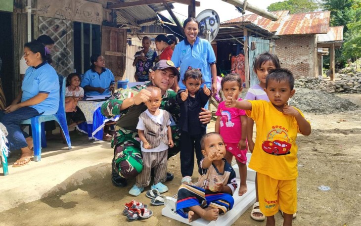 Posyandu ibu dan anak di perbatasan