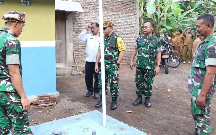 Peninjauan tangki septik warga