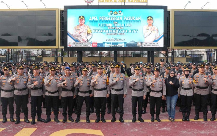1.140 Personel Layanan Pengamanan Pilkades Serentak