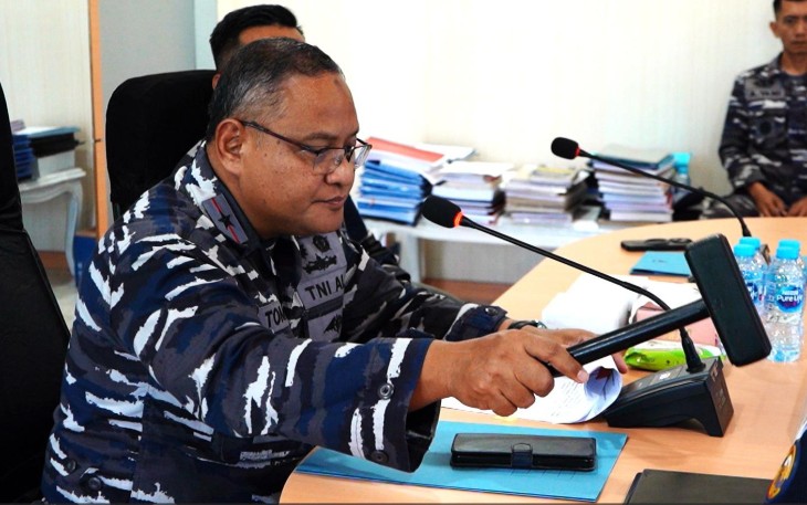 Wadan Kodaeral XIV Laksamana Pertama TNI Tommy Herlambang