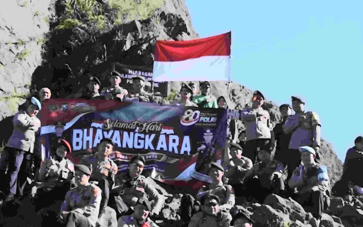Peringati Hari Bhayangkara ke-80 di Gunung Kelud, Rabu (2/7)
