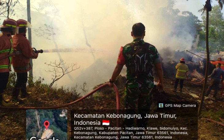 Padamkan api di wilayah desa binaan