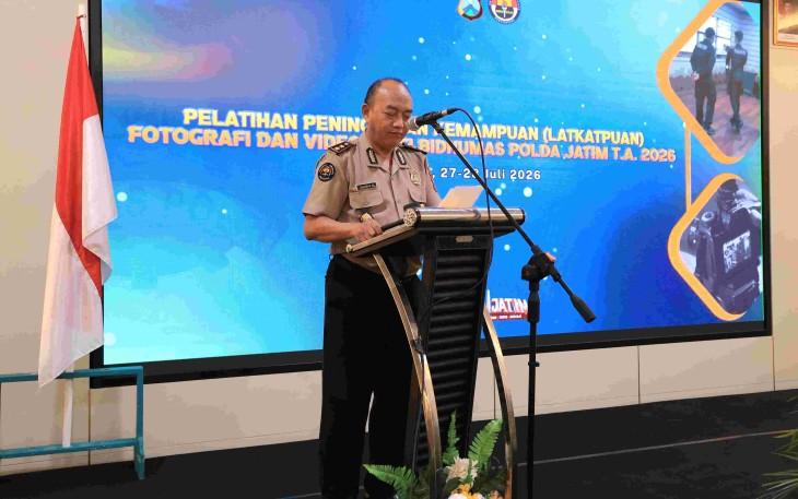 Kasubbid PID Bidhumas Polda Jatim AKBP Gunawan Wibisono
